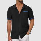Camicia - Camp collar a contrasto