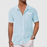 Camicia - Camp collar a contrasto