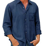 Camicia - Misto denim lunga