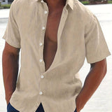 Camicia - Misto leggero a maniche corte