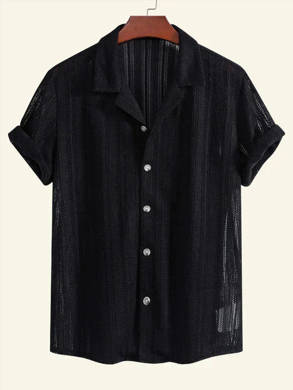 Camicia - Colletto leggero a coste
