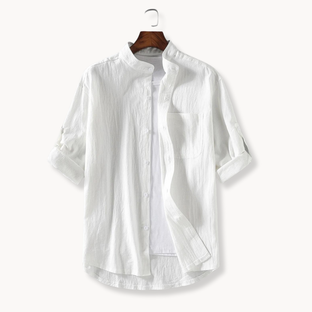 Camicia - Elegante collo alla coreana