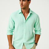 Camicia - Colletto smart, abbottonatura completa