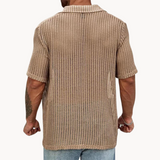 Camicia a maniche corte - Rete traforata