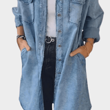 Cloe - Abito chemisier in denim