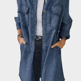 Cloe - Abito chemisier in denim