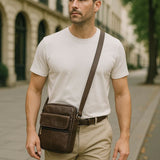 Tobia™ - Borsa crossbody in pelle