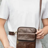 Tobia™ - Borsa crossbody in pelle