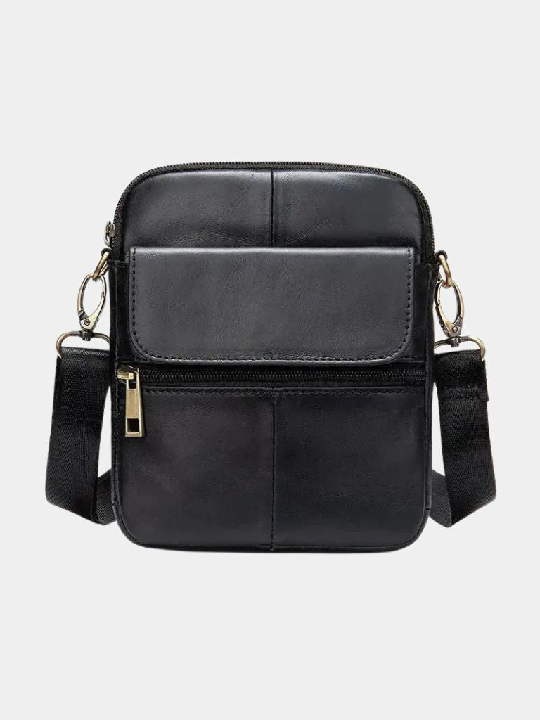 Tobia™ - Borsa crossbody in pelle