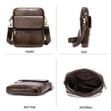Tobia™ - Borsa crossbody in pelle