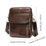 Tobia™ - Borsa crossbody in pelle