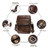 Tobia™ - Borsa crossbody in pelle
