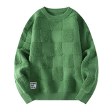 Maglione a quadri unico