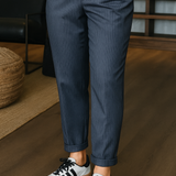 Matilde - Pantaloni da completo gessati