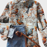 Monica - Maglione artistico in maglia