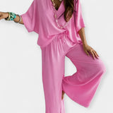 Veronica - Completo ampio con pantaloni larghi e blusa leggera