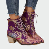 Ursula - Scarpe in pelle con fiori