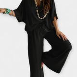 Veronica - Completo ampio con pantaloni larghi e blusa leggera