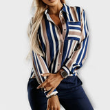 Emilia - Blusa a righe comoda e di stile