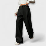 Pantaloni larghi da donna a vita alta