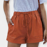 Ester - Shorts con cintura regolabile