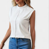 Sofia - Blusa elegante senza maniche