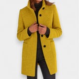 Erminia - Cappotto elegante a collo alto