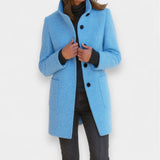 Erminia - Cappotto elegante a collo alto