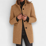 Erminia - Cappotto elegante a collo alto