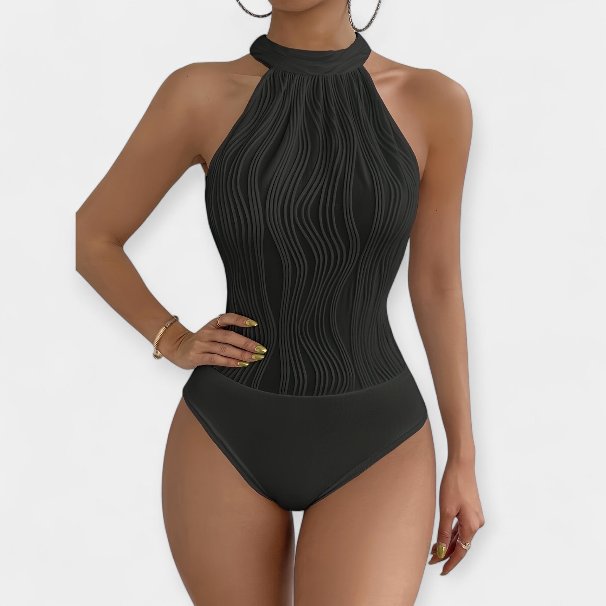 Costume intero con arricciatura regolabile