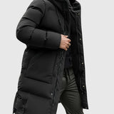 Giovanni - Cappotto lungo trapuntato con cappuccio