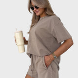 Barbara - Completo in cotone in 2 pezzi