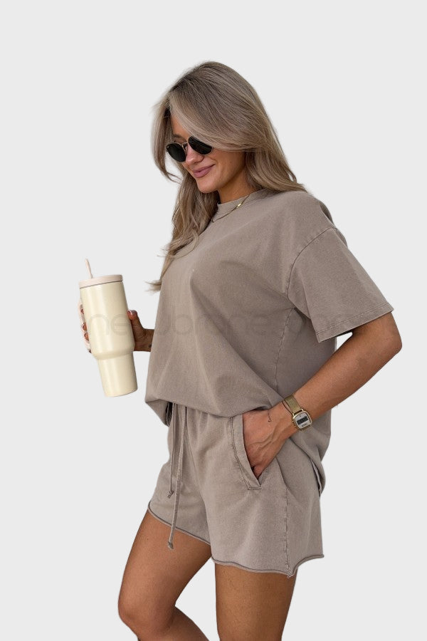 Barbara - Completo in cotone in 2 pezzi