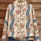 Eulalia - Cardigan con rose rampicanti su nastro