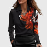 Dania - Blusa elegante in raso lucido