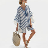 Salomè - Completo a righe blusa e shorts