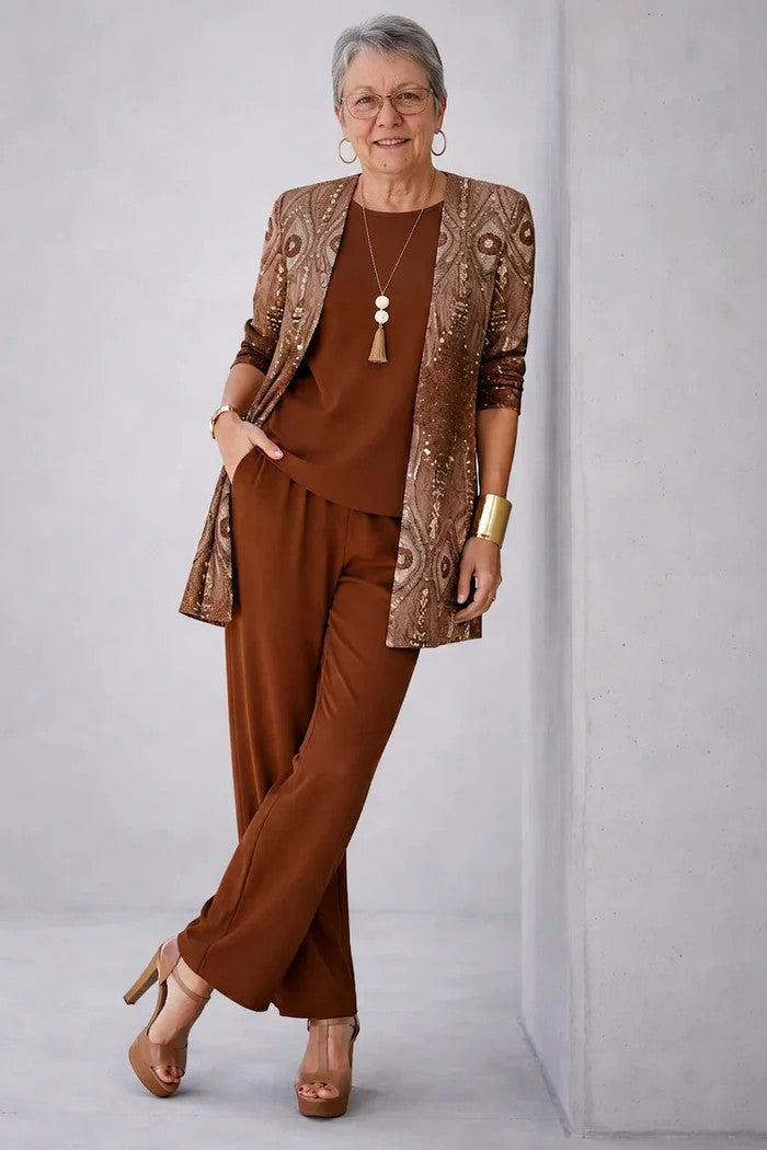 Anna - Completo elegante da donna in 3 pezzi
