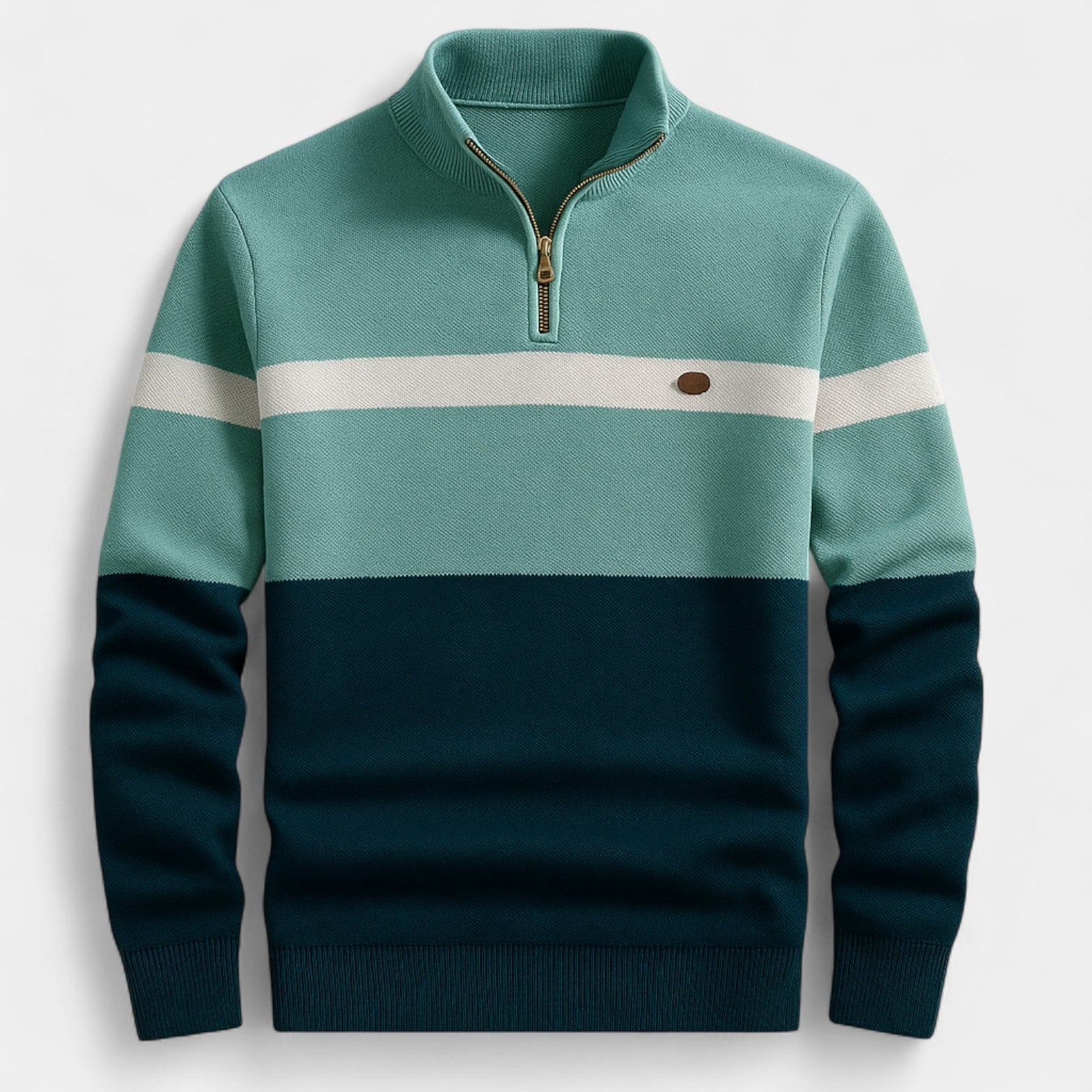 Davide - Maglione con zip a un quarto
