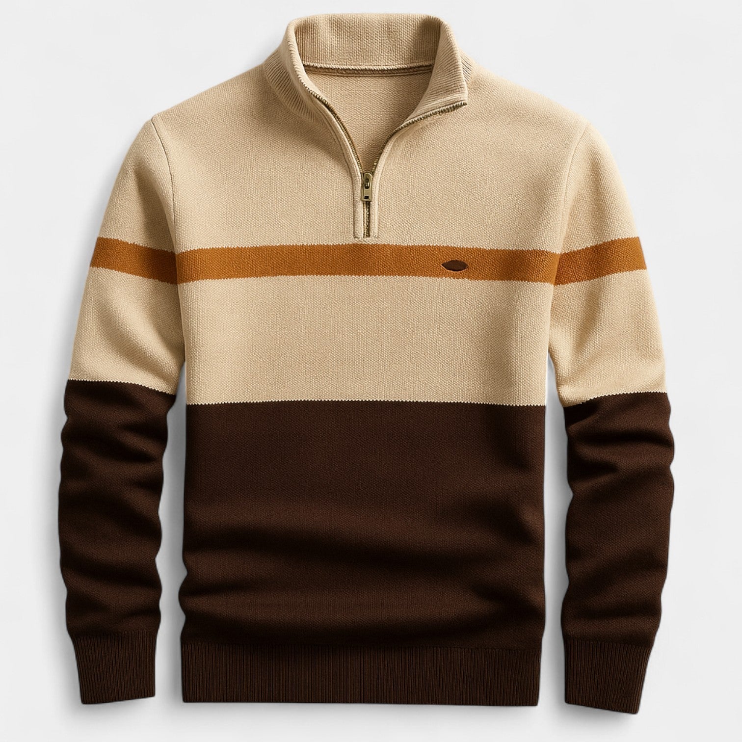 Davide - Maglione con zip a un quarto