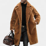 Patrizio - Cappotto invernale teddy con revers