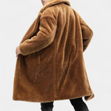 Patrizio - Cappotto invernale teddy con revers