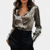 Sabrina - Blusa in raso trasparente