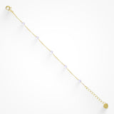 Bracciale dorato dell'amore e dei sentimenti