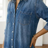 Felicita - Tuta in denim di cotone