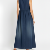 Ivonne - Abito lungo in denim vintage