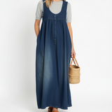 Ivonne - Abito lungo in denim vintage