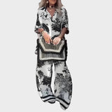 Noemi - Completo con blusa e pantaloni