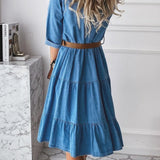 Bernadette - Abito elegante ampio in denim