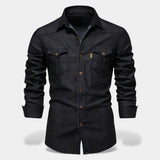 Stefano - Camicia in jeans dallo stile senza tempo