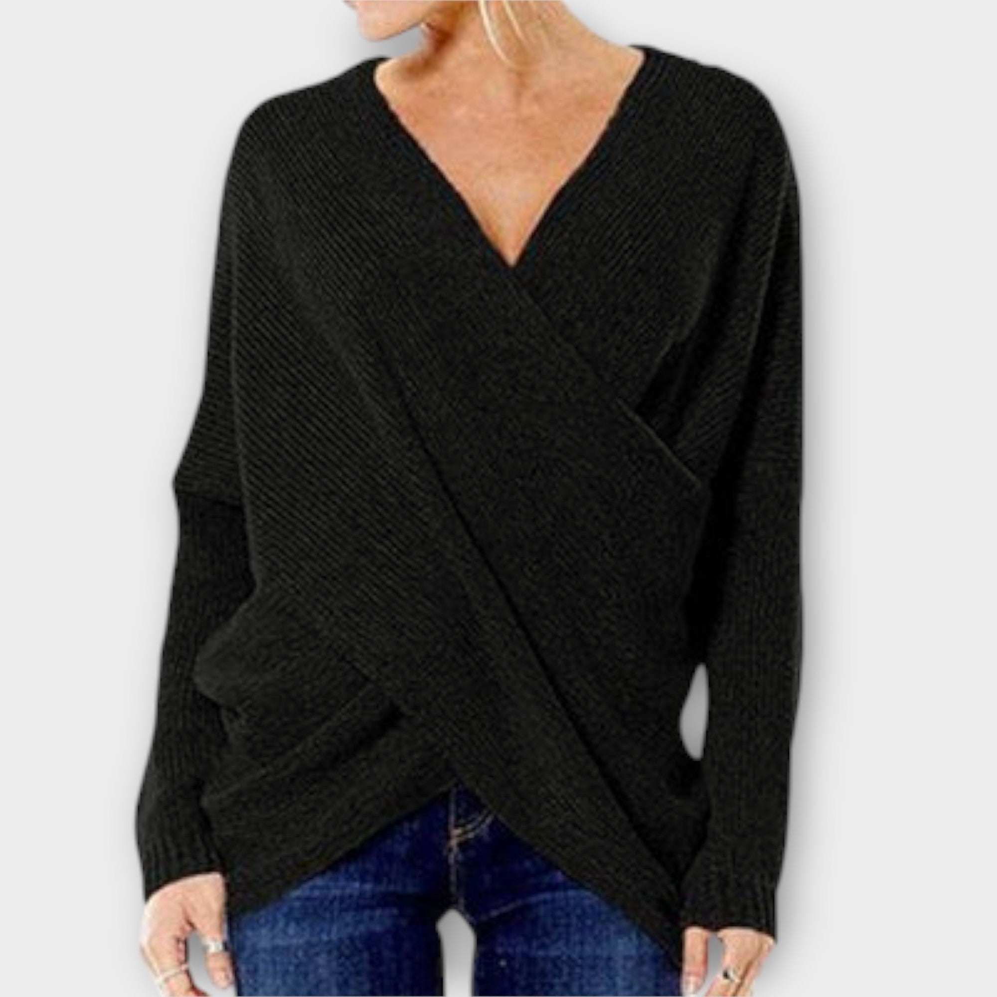 Edda - Maglione con scollo a V